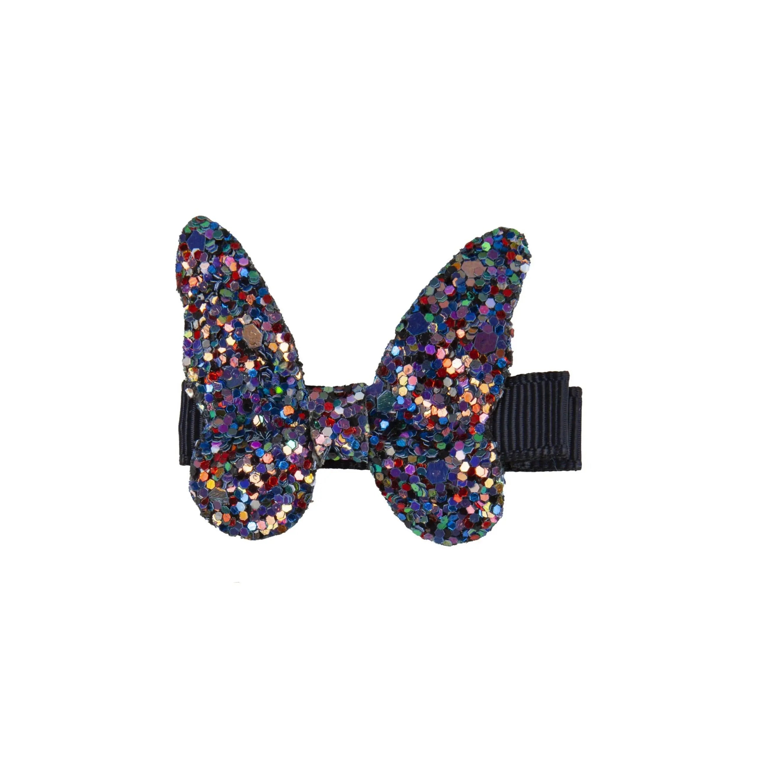 Great Pretenders Boutique Hårklämma Fjäril Glitter Blå